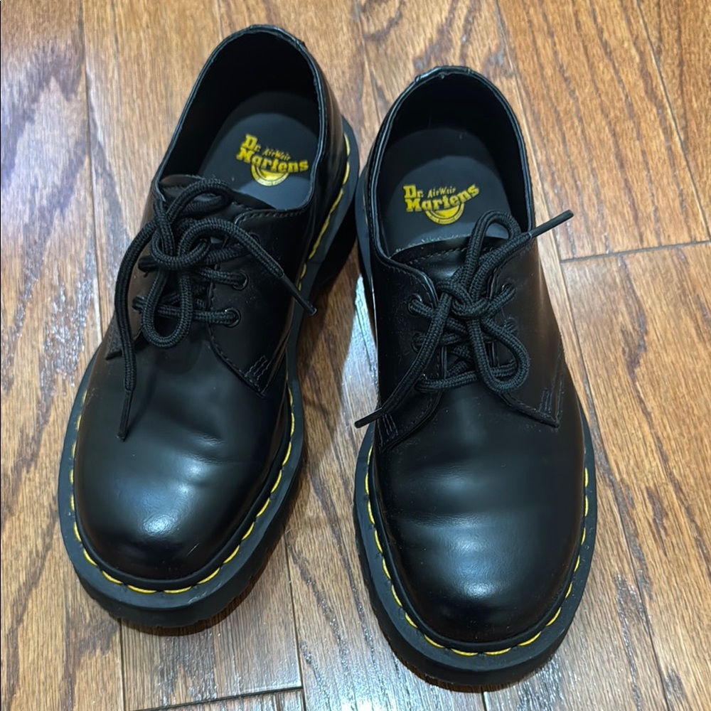 Dr. Martens Black Leather Shoes